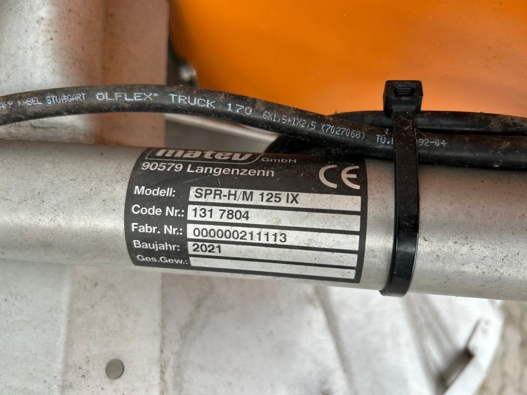 Matev SPR-H/M 125 IX - Разбрасыватель песка/ Соли: фото 2 Matev SPR-H/M 125 IX - Разбрасыватель песка/ Соли: фото 2