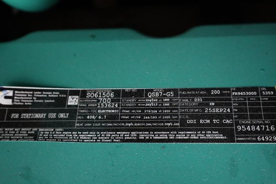 Cummins C220D5EQ Declaration of Conformity, Diesel, 220kVA - Электрогенератор: фото 5 Cummins C220D5EQ Declaration of Conformity, Diesel, 220kVA - Электрогенератор: фото 5