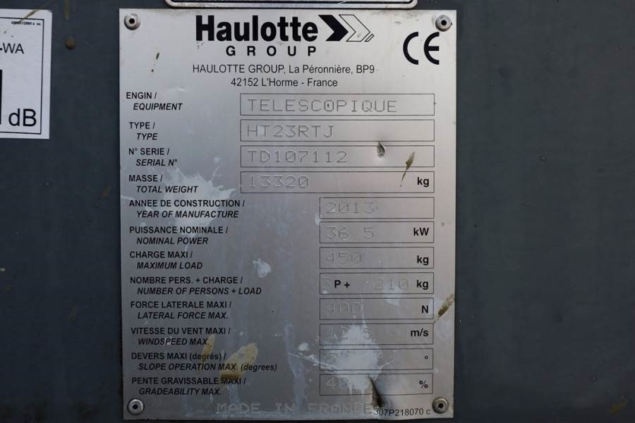 Haulotte HT23RTJ PRO Diesel, 4x4x4 Drive, 22.5 m Working He  в лизинг Haulotte HT23RTJ PRO Diesel, 4x4x4 Drive, 22.5 m Working He: фото 6