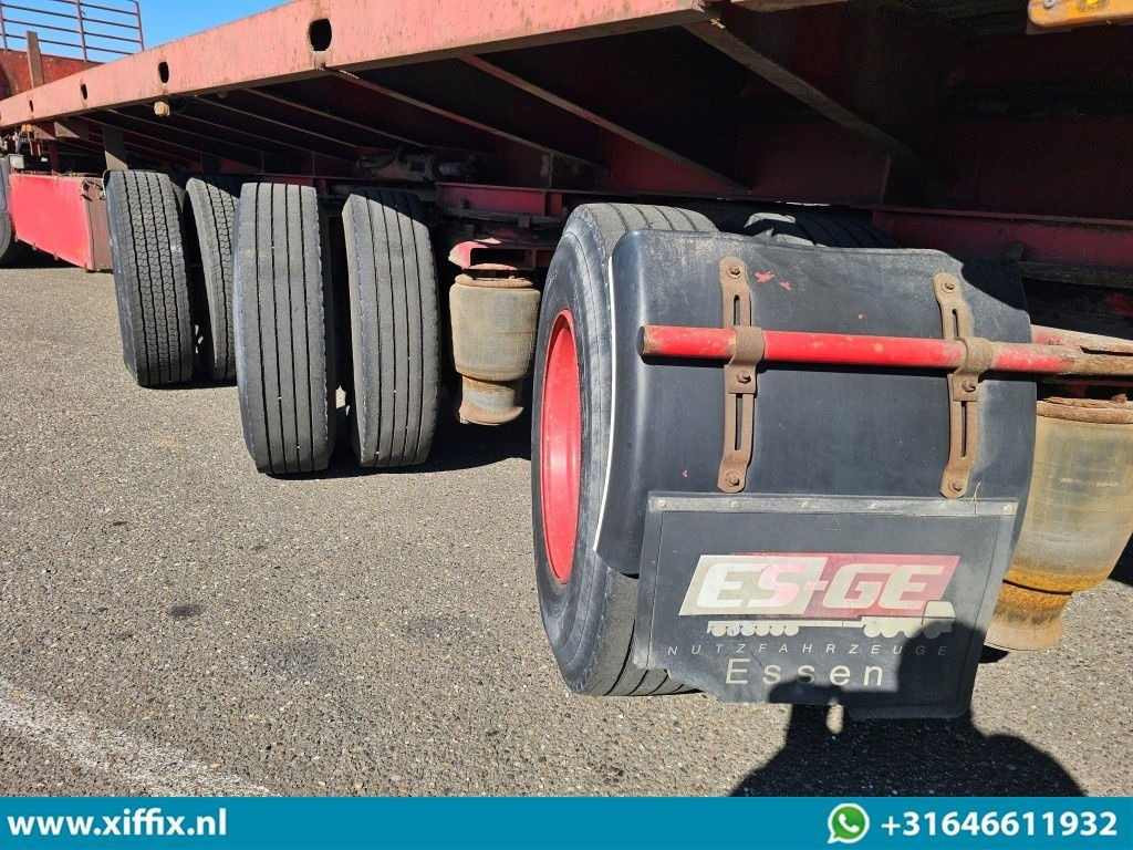 ES-GE 3-ass. Vlakke dubbel 2x uitschuifbare oplegger / 3x gestuurd - Полуприцеп бортовой/ Платформа: фото 5 ES-GE 3-ass. Vlakke dubbel 2x uitschuifbare oplegger / 3x gestuurd - Полуприцеп бортовой/ Платформа: фото 5