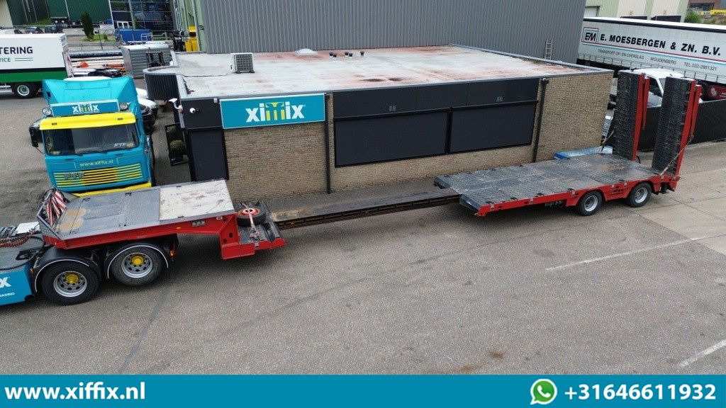 Faymonville 2-ass. Uitschuifbare semi dieplader met dubbele hydr. Kleppen / 2x gestuurd - Низкорамный полуприцеп: фото 1 Faymonville 2-ass. Uitschuifbare semi dieplader met dubbele hydr. Kleppen / 2x gestuurd - Низкорамный полуприцеп: фото 1