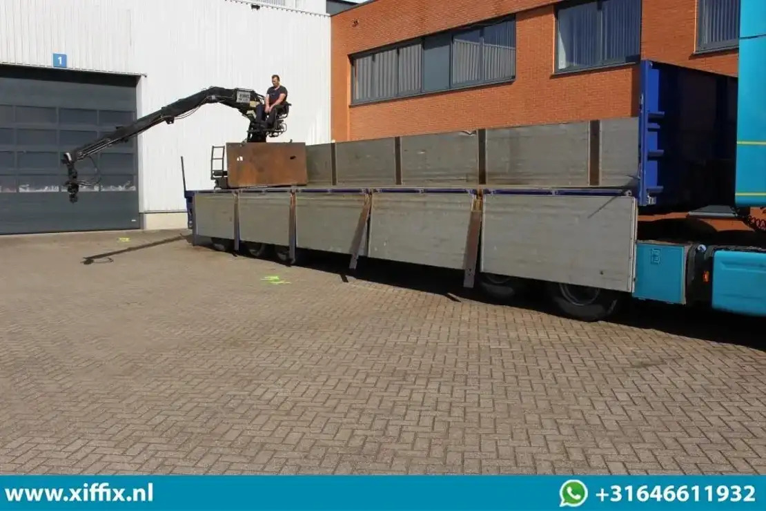 Floor 3-ass. Steenoplegger met Kennis 14 ton/mtr. Kraan / 13425 - Полуприцеп бортовой/ Платформа: фото 5 Floor 3-ass. Steenoplegger met Kennis 14 ton/mtr. Kraan / 13425 - Полуприцеп бортовой/ Платформа: фото 5