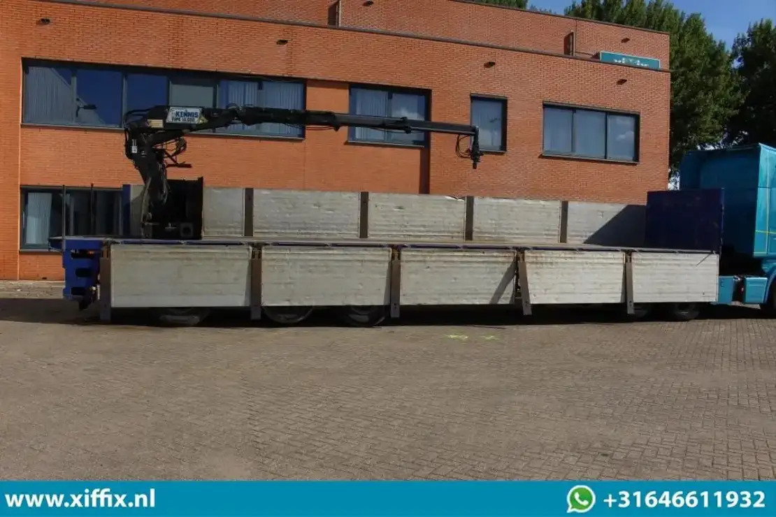 Floor 3-ass. Steenoplegger met Kennis 14 ton/mtr. Kraan / 13425 - Полуприцеп бортовой/ Платформа: фото 5 Floor 3-ass. Steenoplegger met Kennis 14 ton/mtr. Kraan / 13425 - Полуприцеп бортовой/ Платформа: фото 5