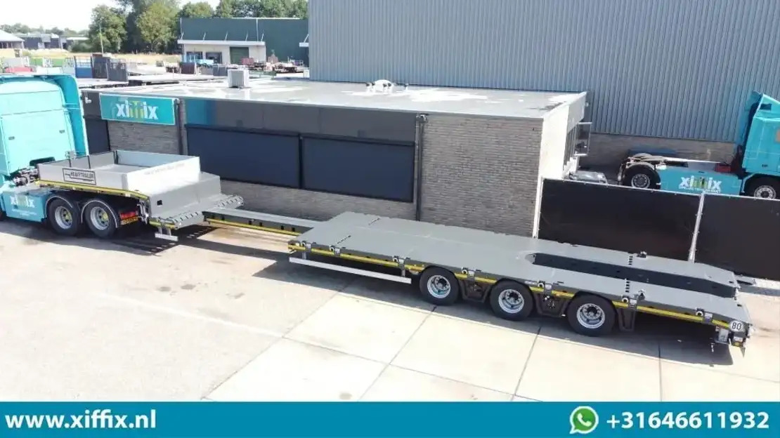 Goldhofer TE Huur 3-ass. Uitschuifbare semi dieplader / Naloop gestuurd - Низкорамный полуприцеп: фото 1 Goldhofer TE Huur 3-ass. Uitschuifbare semi dieplader / Naloop gestuurd - Низкорамный полуприцеп: фото 1