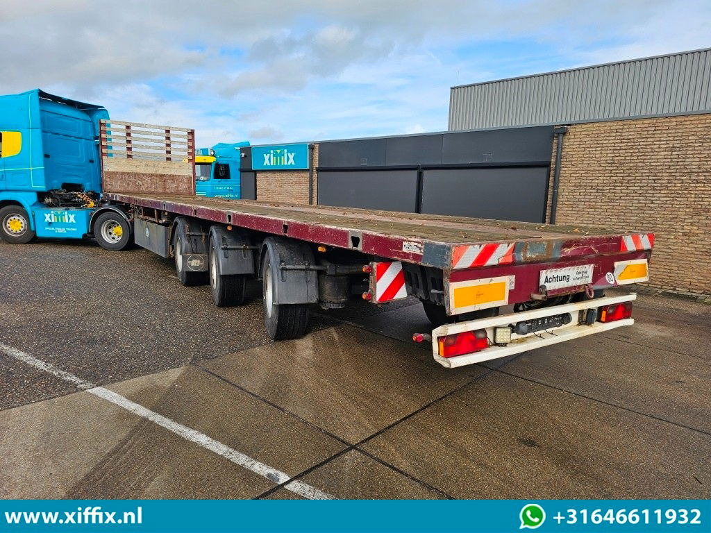 Meusburger 3-ass. Vlakke uitschuifbare oplegger / 3x gestuurd - Полуприцеп бортовой/ Платформа: фото 4 Meusburger 3-ass. Vlakke uitschuifbare oplegger / 3x gestuurd - Полуприцеп бортовой/ Платформа: фото 4