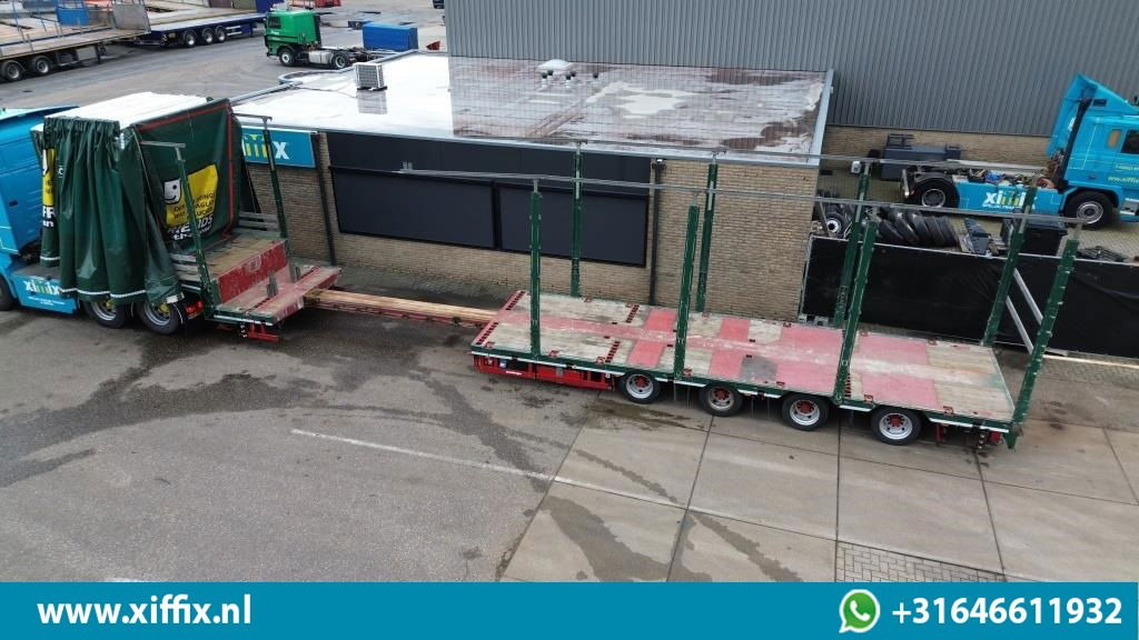 Meusburger 4-ass. Uitschuifbare semi dieplader met huifopbouw / 2x Naloop gestuu - Низкорамный полуприцеп: фото 3 Meusburger 4-ass. Uitschuifbare semi dieplader met huifopbouw / 2x Naloop gestuu - Низкорамный полуприцеп: фото 3