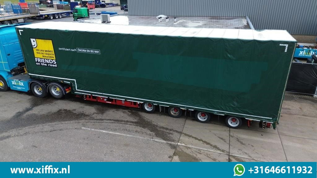 Meusburger 4-ass. Uitschuifbare semi dieplader met huifopbouw / 2x Naloop gestuu - Низкорамный полуприцеп: фото 4 Meusburger 4-ass. Uitschuifbare semi dieplader met huifopbouw / 2x Naloop gestuu - Низкорамный полуприцеп: фото 4