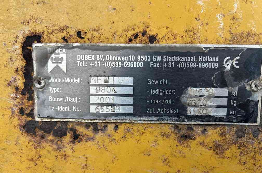 Dubex mentor 9804 - Прицепной опрыскиватель: фото 4 Dubex mentor 9804 - Прицепной опрыскиватель: фото 4