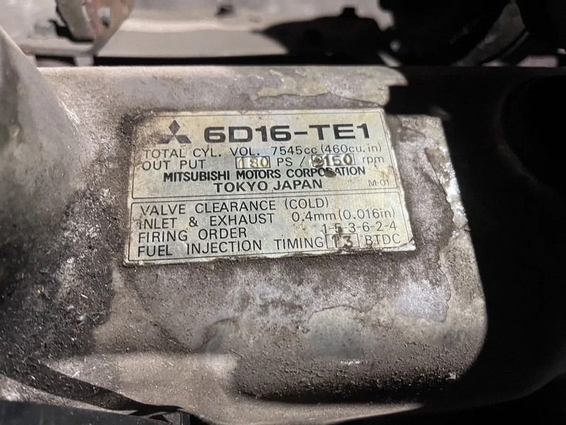 Kobelco Mitsubishi 6D16-TE1 from kobelco crane Fuso motor 142 kW 180PK - Двигатель для Грузовиков: фото 3 Kobelco Mitsubishi 6D16-TE1 from kobelco crane Fuso motor 142 kW 180PK - Двигатель для Грузовиков: фото 3