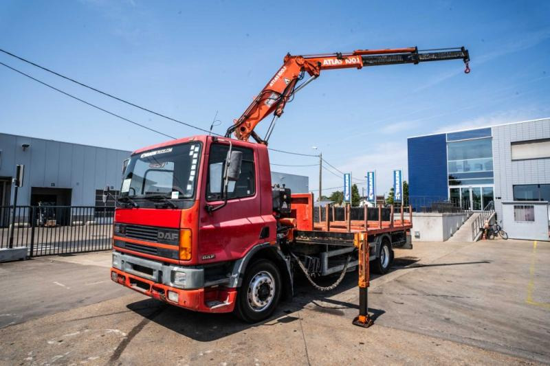 DAF 65.180 - ATLAS 100.1 - Грузовик бортовой/ Платформа, Автоманипулятор: фото 1 DAF 65.180 - ATLAS 100.1 - Грузовик бортовой/ Платформа, Автоманипулятор: фото 1