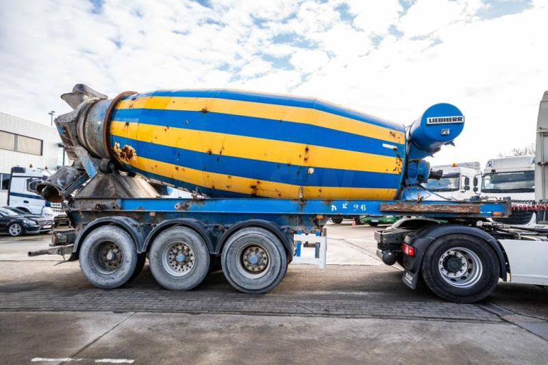 MULLER BETON MIXER/MALAXEUR/MISCHER LIEBHERR 12M3 - Полуприцеп бетоносмеситель: фото 3 MULLER BETON MIXER/MALAXEUR/MISCHER LIEBHERR 12M3 - Полуприцеп бетоносмеситель: фото 3