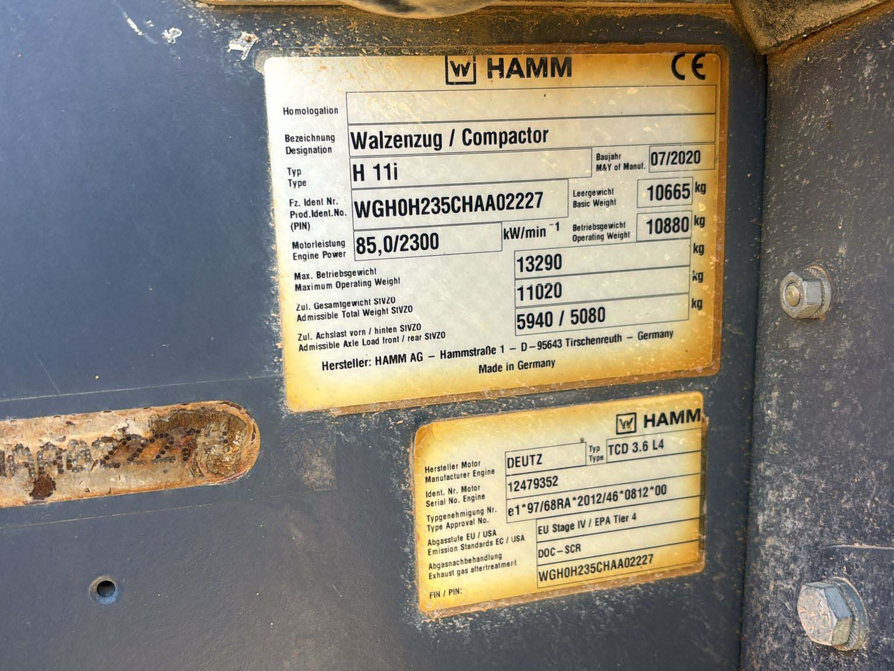 Компактор HAMM H11i: фото 10