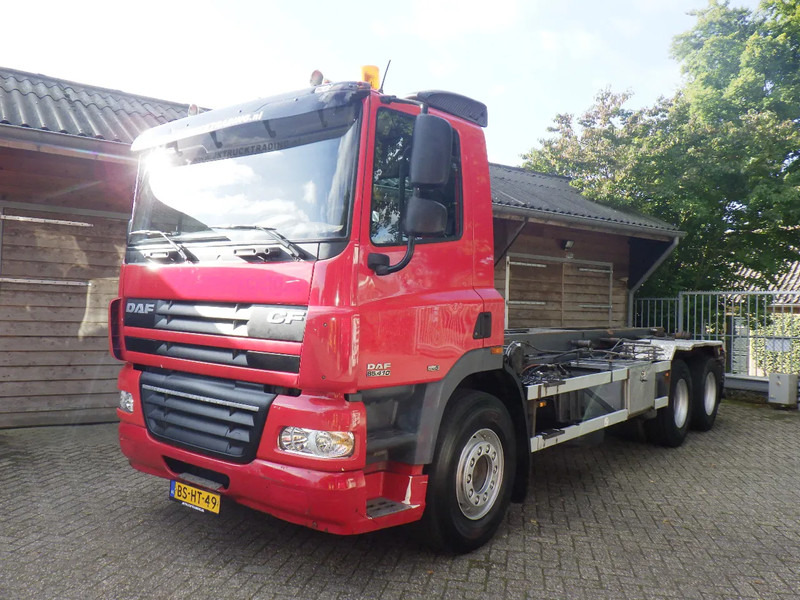 DAF CF 85 410 Euro 5 / Manual / Blad-Lucht / Boogie - Liftas / HTS Kabel / 9 T vooras / Airco - Тросовый мультилифт: фото 1 DAF CF 85 410 Euro 5 / Manual / Blad-Lucht / Boogie - Liftas / HTS Kabel / 9 T vooras / Airco - Тросовый мультилифт: фото 1