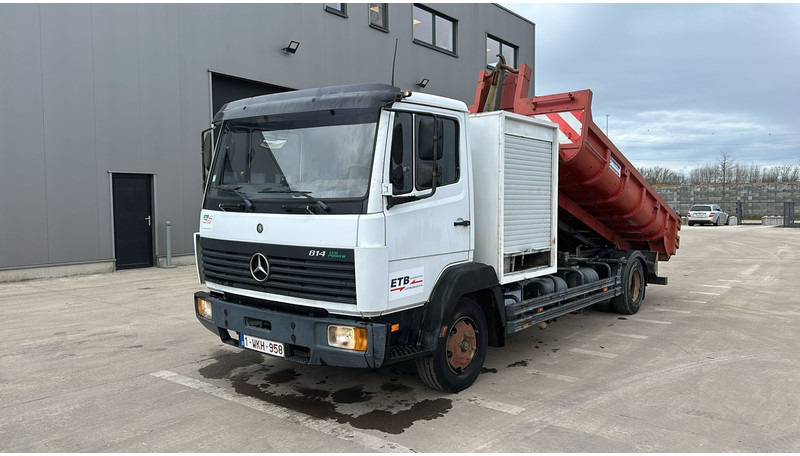 Mercedes-Benz SK 814 (BELGIAN TRUCK / HOOK / PERFECT CONDITION !!! / WITH CONTAINER / 363000 KM !!!! ) - Крюковой мультилифт: фото 2 Mercedes-Benz SK 814 (BELGIAN TRUCK / HOOK / PERFECT CONDITION !!! / WITH CONTAINER / 363000 KM !!!! ) - Крюковой мультилифт: фото 2