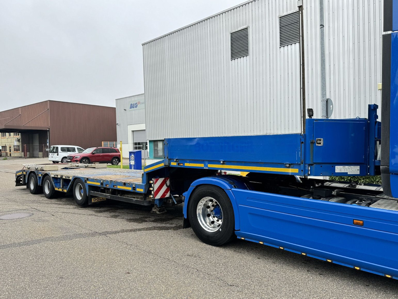 Низкорамный полуприцеп Doll S3L Tele-Tieflader+3,3m Radmulden Lift Lenkachse: фото 14
