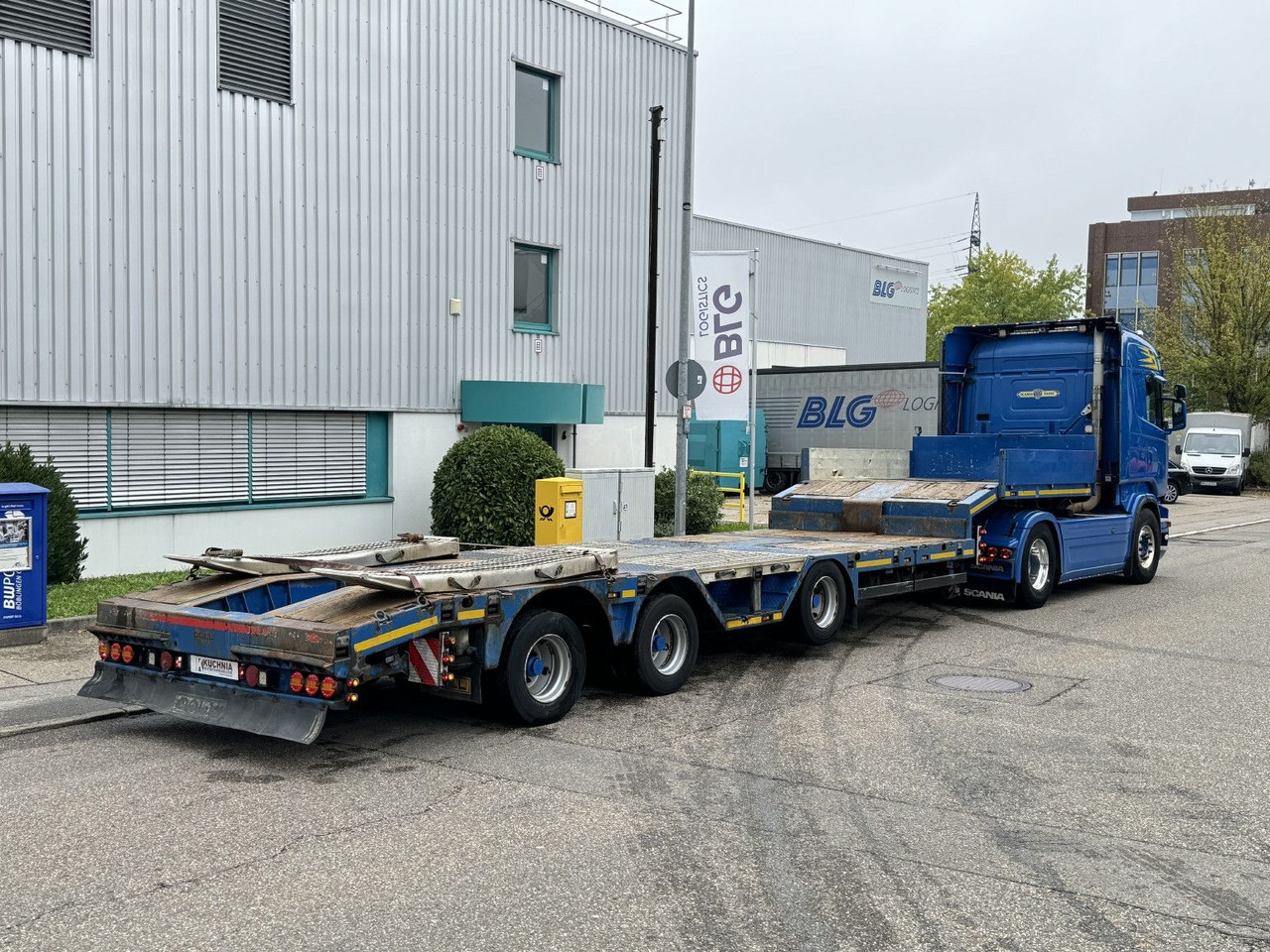 Низкорамный полуприцеп Doll S3L Tele-Tieflader+3,3m Radmulden Lift Lenkachse: фото 12