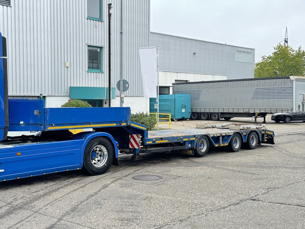 Низкорамный полуприцеп Doll S3L Tele-Tieflader+3,3m Radmulden Lift Lenkachse: фото 7