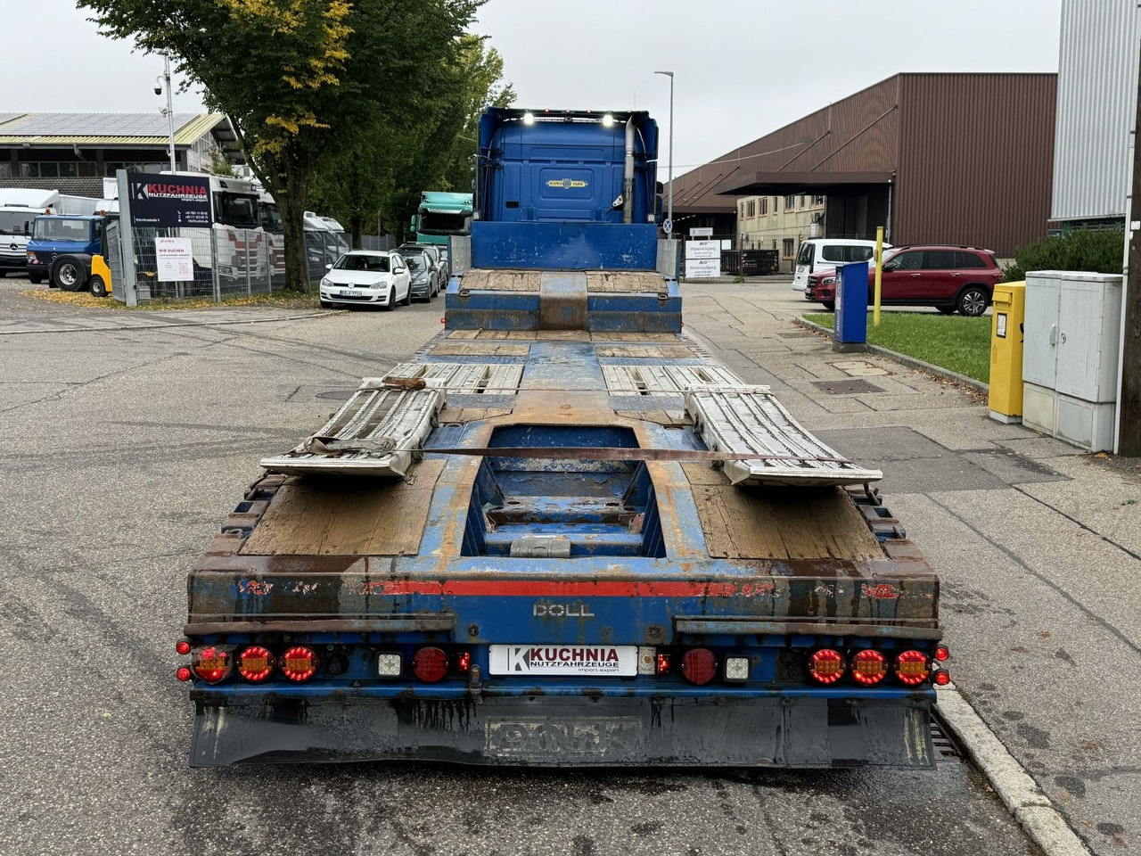 Низкорамный полуприцеп Doll S3L Tele-Tieflader+3,3m Radmulden Lift Lenkachse: фото 11