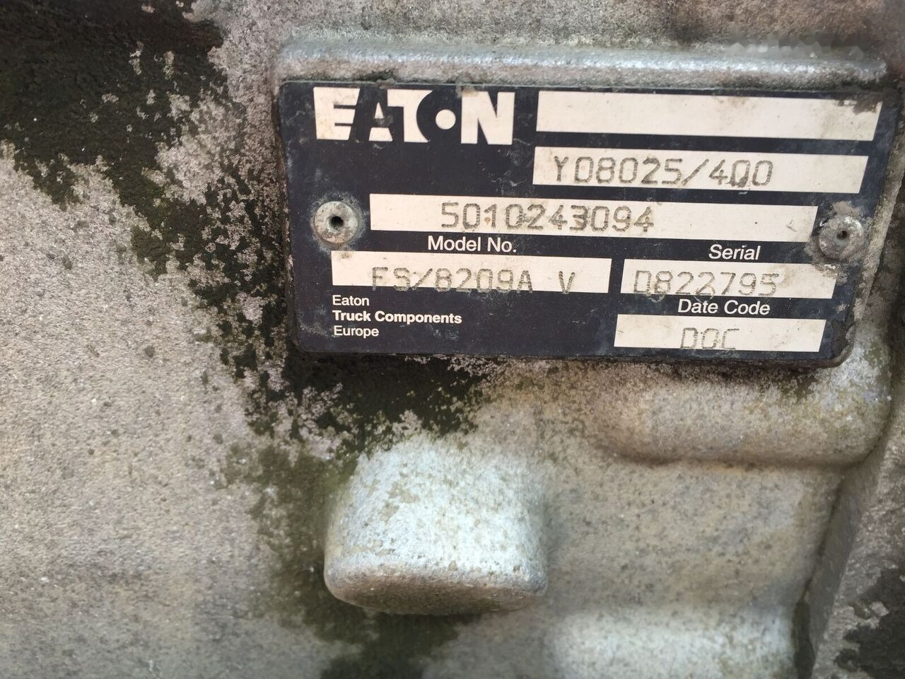 Eaton FS/8209A Y08025/400 truck - Коробка передач для Грузовиков: фото 1 Eaton FS/8209A Y08025/400 truck - Коробка передач для Грузовиков: фото 1