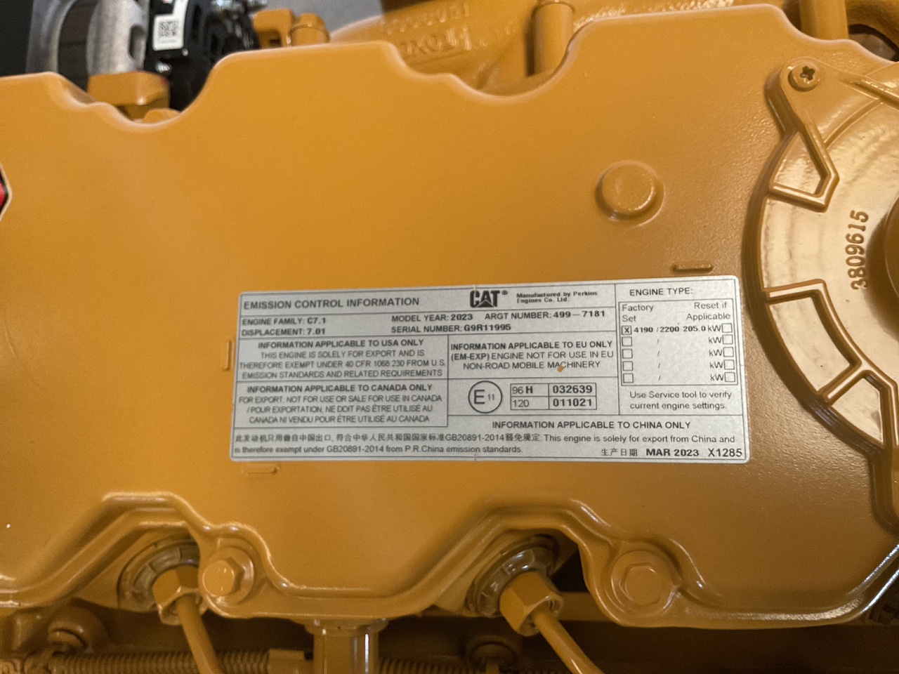 Caterpillar C7.1 - Двигатель: фото 4 Caterpillar C7.1 - Двигатель: фото 4