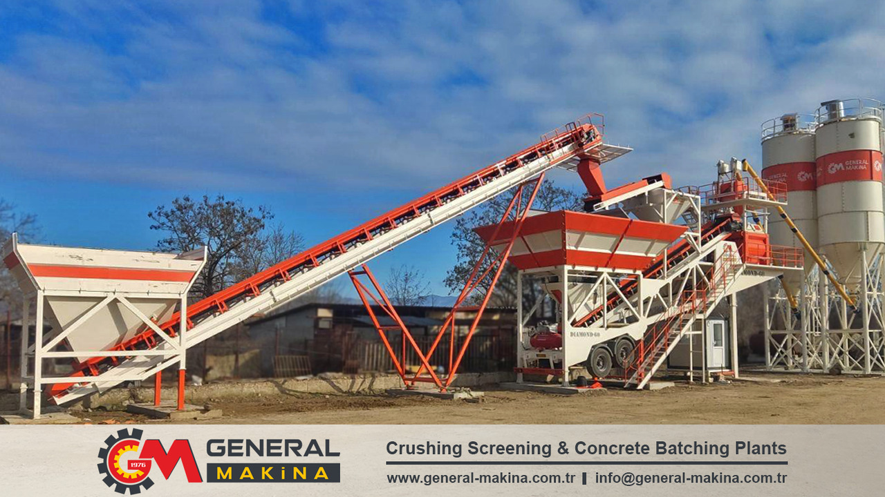 Новый Бетонный завод General Makina Diamond 60 m3 Mobile Concrete Batching Plant: фото 6