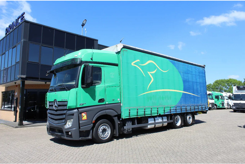 Mercedes-Benz Actros 1842 * EURO6 * 6X2 * - Тентованный грузовик: фото 1 Mercedes-Benz Actros 1842 * EURO6 * 6X2 * - Тентованный грузовик: фото 1
