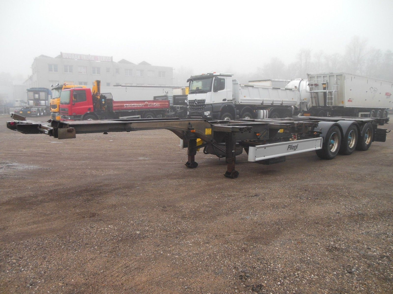 Fliegl SDS 380 GOOSENECK, BPW - Полуприцеп-контейнеровоз/ Сменный кузов: фото 1 Fliegl SDS 380 GOOSENECK, BPW - Полуприцеп-контейнеровоз/ Сменный кузов: фото 1