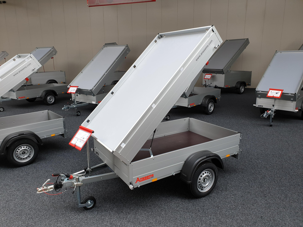 ALUBOXX Deckelanhänger GTB 750 HT 211x126x48 (XS) 750kg Winter Aktion - Прицеп для легкового автомобиля: фото 2 ALUBOXX Deckelanhänger GTB 750 HT 211x126x48 (XS) 750kg Winter Aktion - Прицеп для легкового автомобиля: фото 2