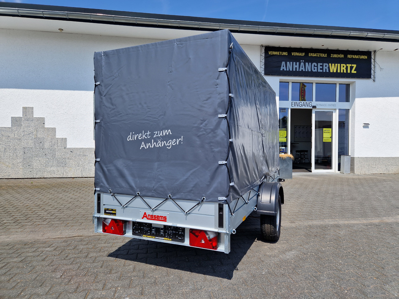 Aluliner Planen Anhänger GTB 1200 301x126x150cm +Hochplane grau schräg (M) 1200kg Aktion - Прицеп для легкового автомобиля: фото 5 Aluliner Planen Anhänger GTB 1200 301x126x150cm +Hochplane grau schräg (M) 1200kg Aktion - Прицеп для легкового автомобиля: фото 5