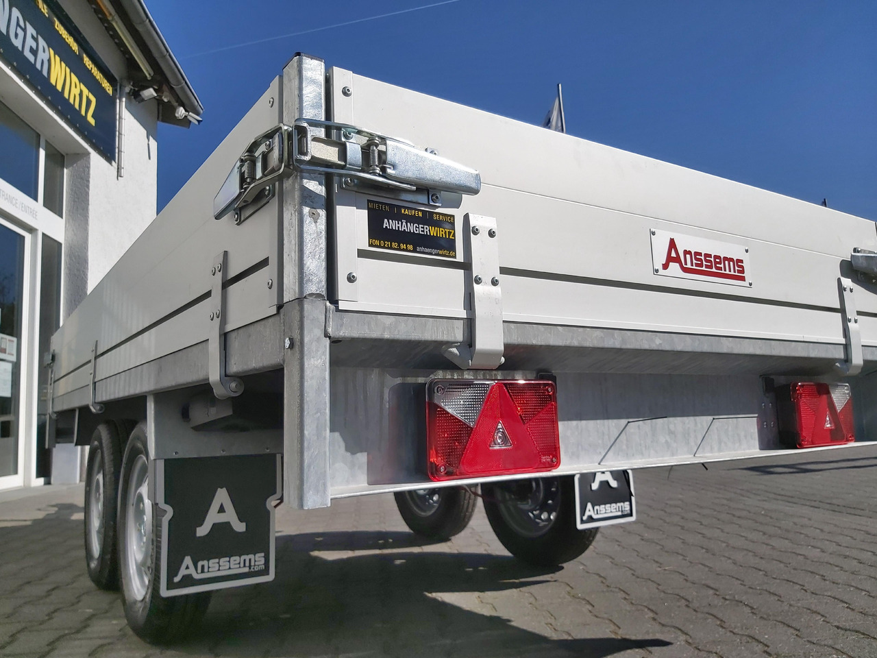 Прицеп бортовой/ Платформа Anssems Hochlader PSX - S 2500 305x153x30cm (M) 2500kg preorder Aktion online: фото 6