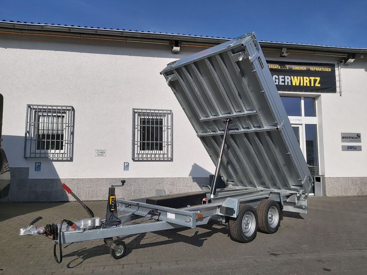 Anssems Kipper KSX 3500 Elektrisch 305x178x35cm Stahlboden niedrig Fahrgestell 3500kg - Самосвальный прицеп: фото 1 Anssems Kipper KSX 3500 Elektrisch 305x178x35cm Stahlboden niedrig Fahrgestell 3500kg - Самосвальный прицеп: фото 1