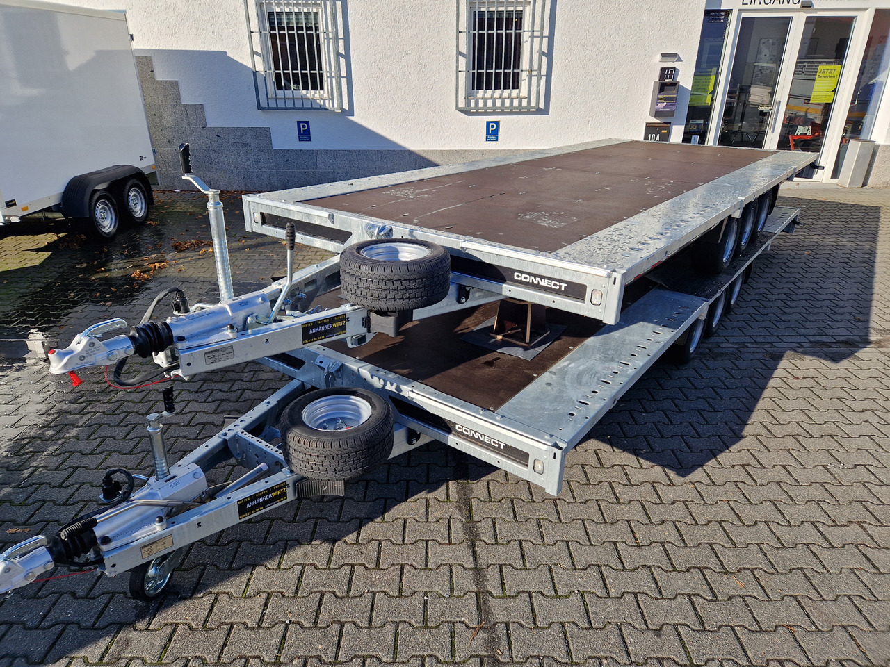 Brian James Trailer Connect 550x229cm blackline Plattform Tridem 10" 3500kg (XXL) - Прицеп бортовой/ Платформа: фото 1 Brian James Trailer Connect 550x229cm blackline Plattform Tridem 10" 3500kg (XXL) - Прицеп бортовой/ Платформа: фото 1