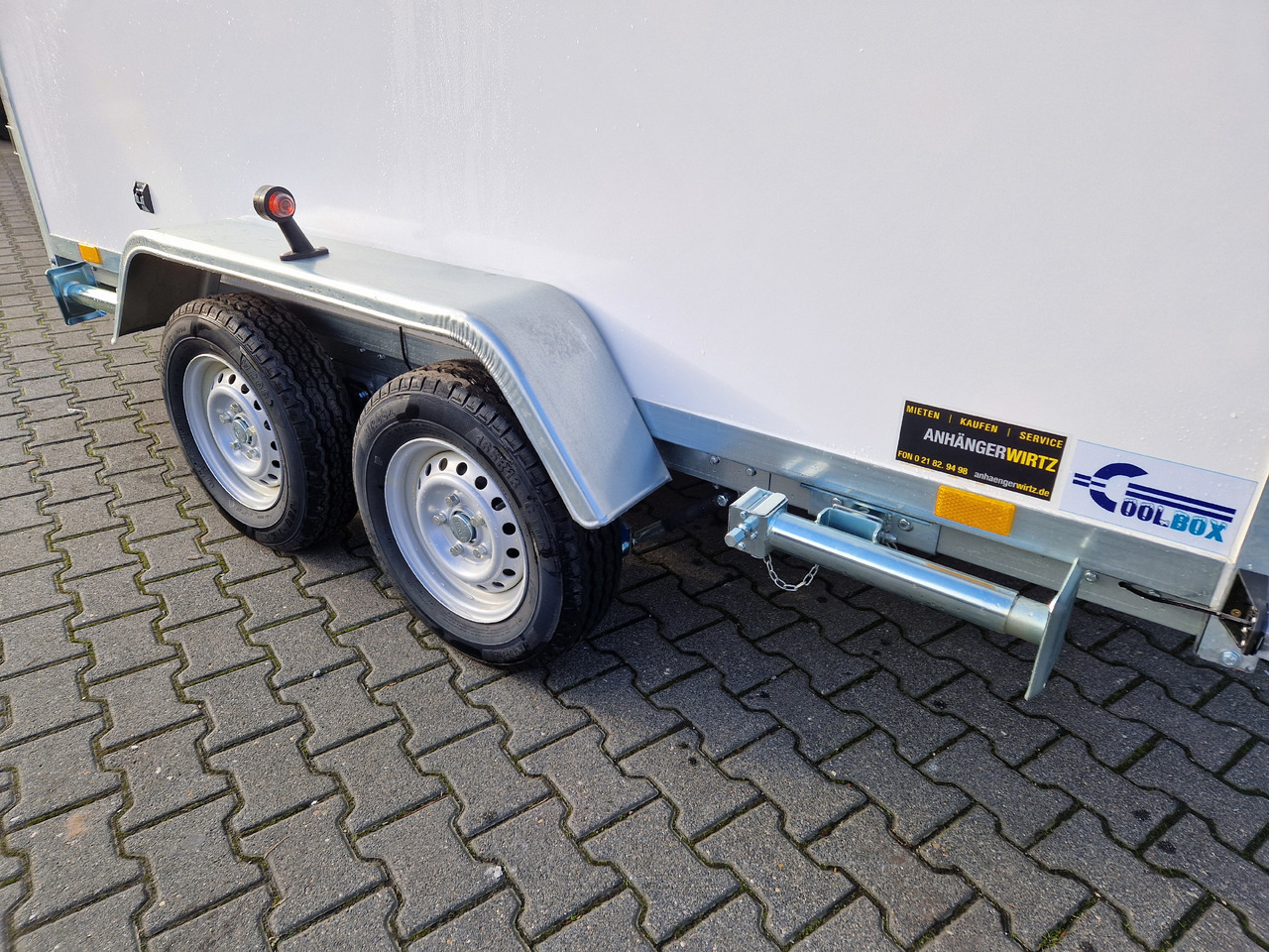 Прицеп-рефрижератор Kargo CoolBoxx FK2030HT 296x162x200cm 230V Govi Kühlung Stützen 2000kg 100km/H Abverkauf: фото 10