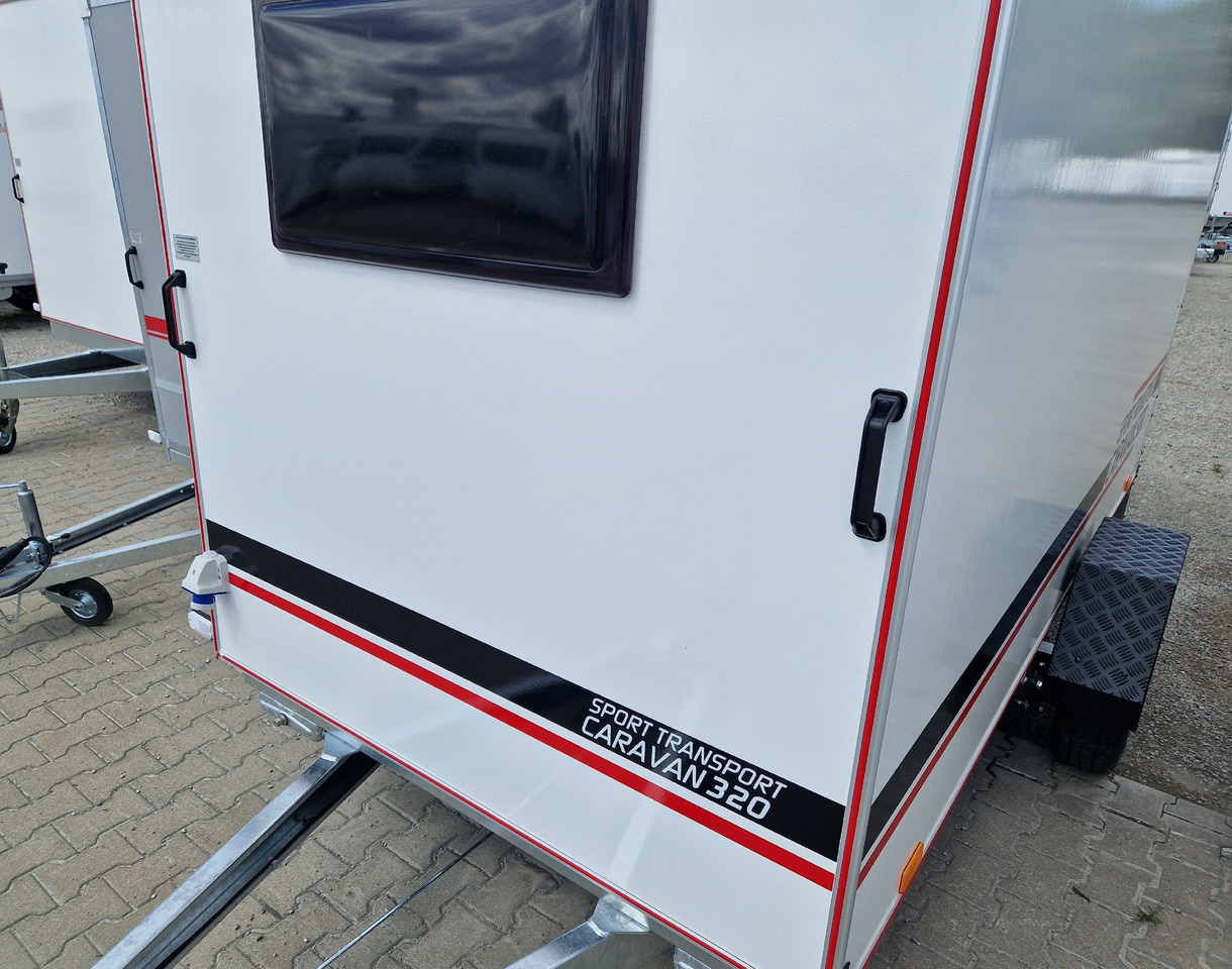 Koffer Camp TFS ST 320.01 320x150x180cm Premium Rampe Seitentür Fenster Bett 1300kg 100km/H - Прицеп дача: фото 2 Koffer Camp TFS ST 320.01 320x150x180cm Premium Rampe Seitentür Fenster Bett 1300kg 100km/H - Прицеп дача: фото 2