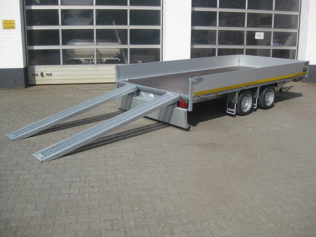 Multi Transporter 406x200x30cm Rampen Seilwinde 13" niedrig Fahrwerk (XL) 2700kg - Прицеп бортовой/ Платформа: фото 1 Multi Transporter 406x200x30cm Rampen Seilwinde 13" niedrig Fahrwerk (XL) 2700kg - Прицеп бортовой/ Платформа: фото 1