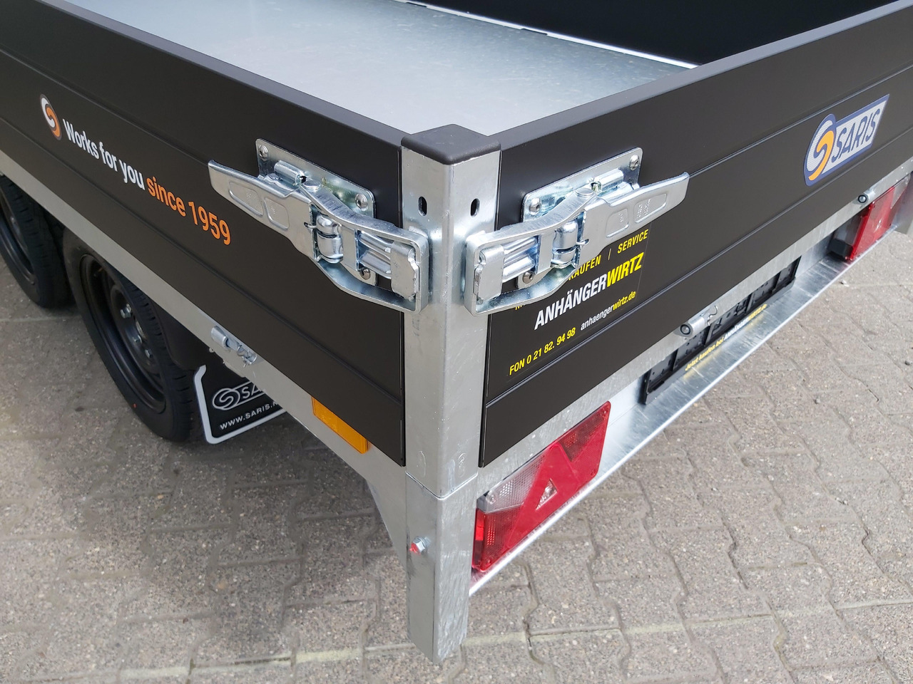 Самосвальный прицеп Saris Kipper K1 276 150 2700 2 E 276x150x30cm Elektro black Edition 13" (S) 2700kg Abverkauf: фото 9