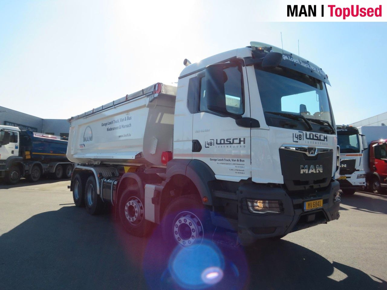 Портальный бункеровоз MAN TGS 41.480 8x4 BB CH Schmitz Muldenkipper: фото 7
