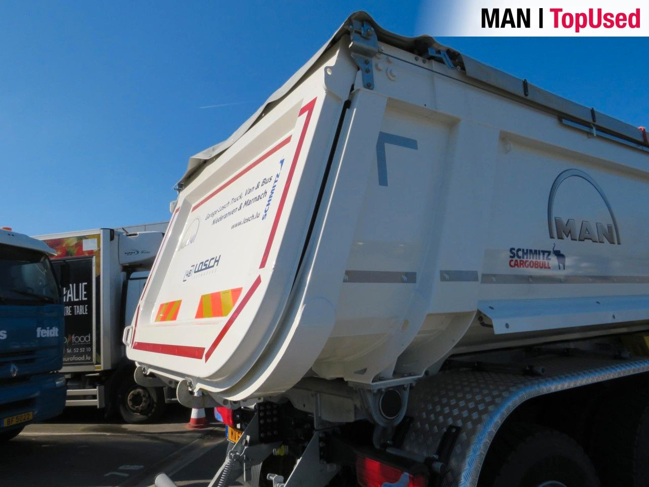 Портальный бункеровоз MAN TGS 41.480 8x4 BB CH Schmitz Muldenkipper: фото 20