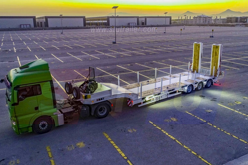 Новый Низкорамный полуприцеп STU 3 Axles Lowbed Trailer: фото 8 Новый Низкорамный полуприцеп STU 3 Axles Lowbed Trailer: фото 8