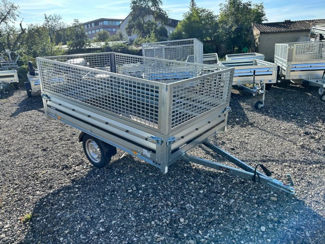 Brenderup 3251S UB 750 kg, Hochlader mit Laubgitter, 2500x1420x350mm, 100 km/h - Прицеп для легкового автомобиля: фото 1 Brenderup 3251S UB 750 kg, Hochlader mit Laubgitter, 2500x1420x350mm, 100 km/h - Прицеп для легкового автомобиля: фото 1