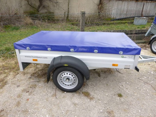 Humbaur HA 752111 mit Flachplane, 2050 x 1100 x 350 mm - Прицеп для легкового автомобиля: фото 3 Humbaur HA 752111 mit Flachplane, 2050 x 1100 x 350 mm - Прицеп для легкового автомобиля: фото 3