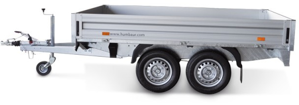 Humbaur HT 254118 Hochlader 2,5 to. 4100 x 1850 x 350 mm - Прицеп для легкового автомобиля: фото 4 Humbaur HT 254118 Hochlader 2,5 to. 4100 x 1850 x 350 mm - Прицеп для легкового автомобиля: фото 4