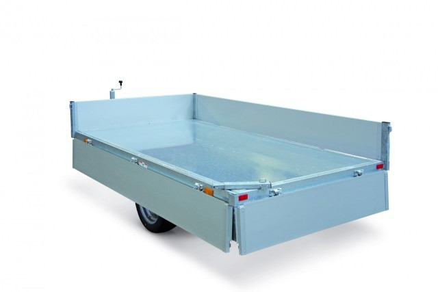 Humbaur HUK 182715 Heckkipper 1,8 t. 2680 x 1500 x 300mm - Самосвальный прицеп: фото 2 Humbaur HUK 182715 Heckkipper 1,8 t. 2680 x 1500 x 300mm - Самосвальный прицеп: фото 2