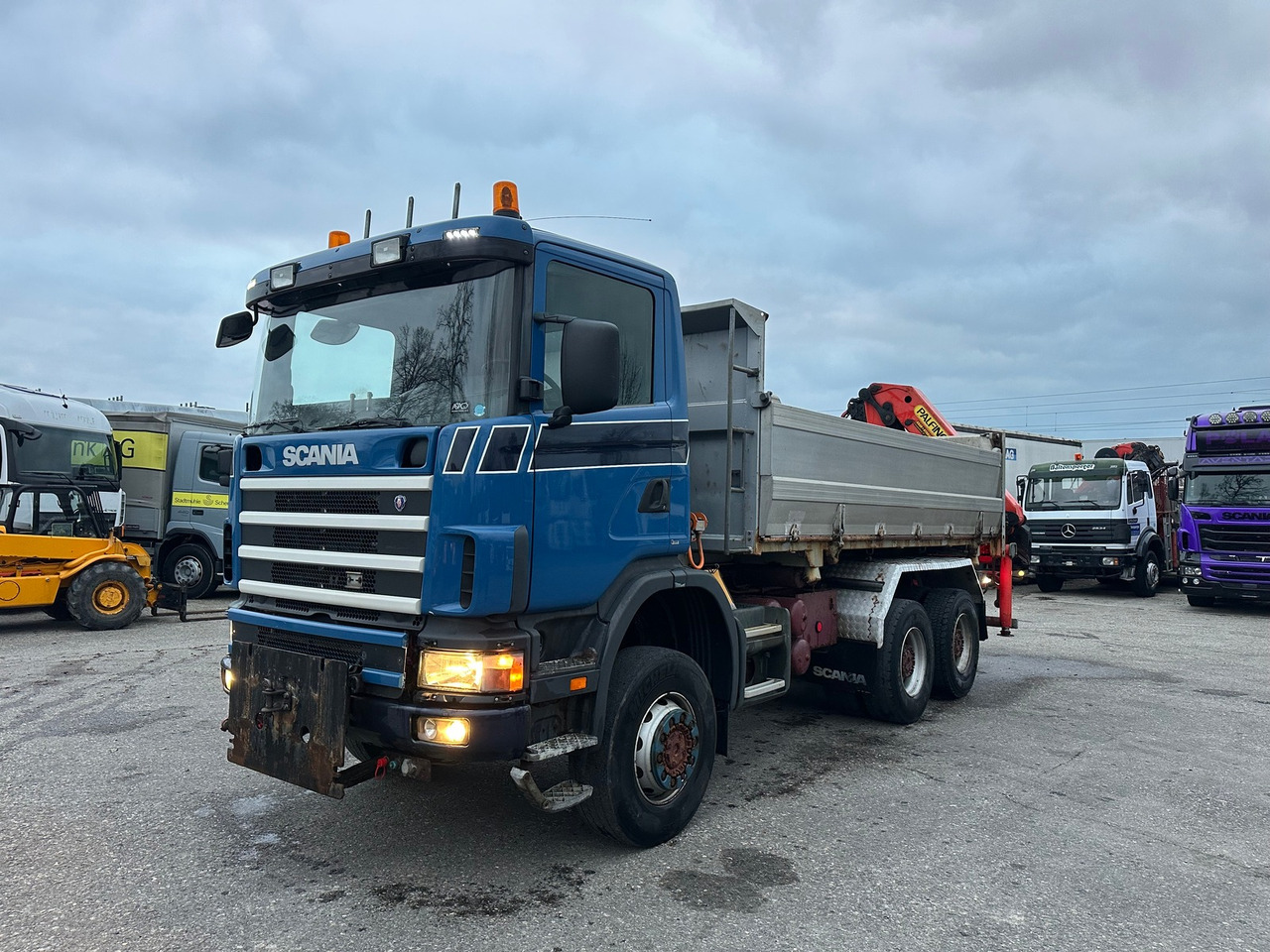 SCANIA R420 6x6 Kran PK16000 - Самосвал, Автоманипулятор: фото 1 SCANIA R420 6x6 Kran PK16000 - Самосвал, Автоманипулятор: фото 1