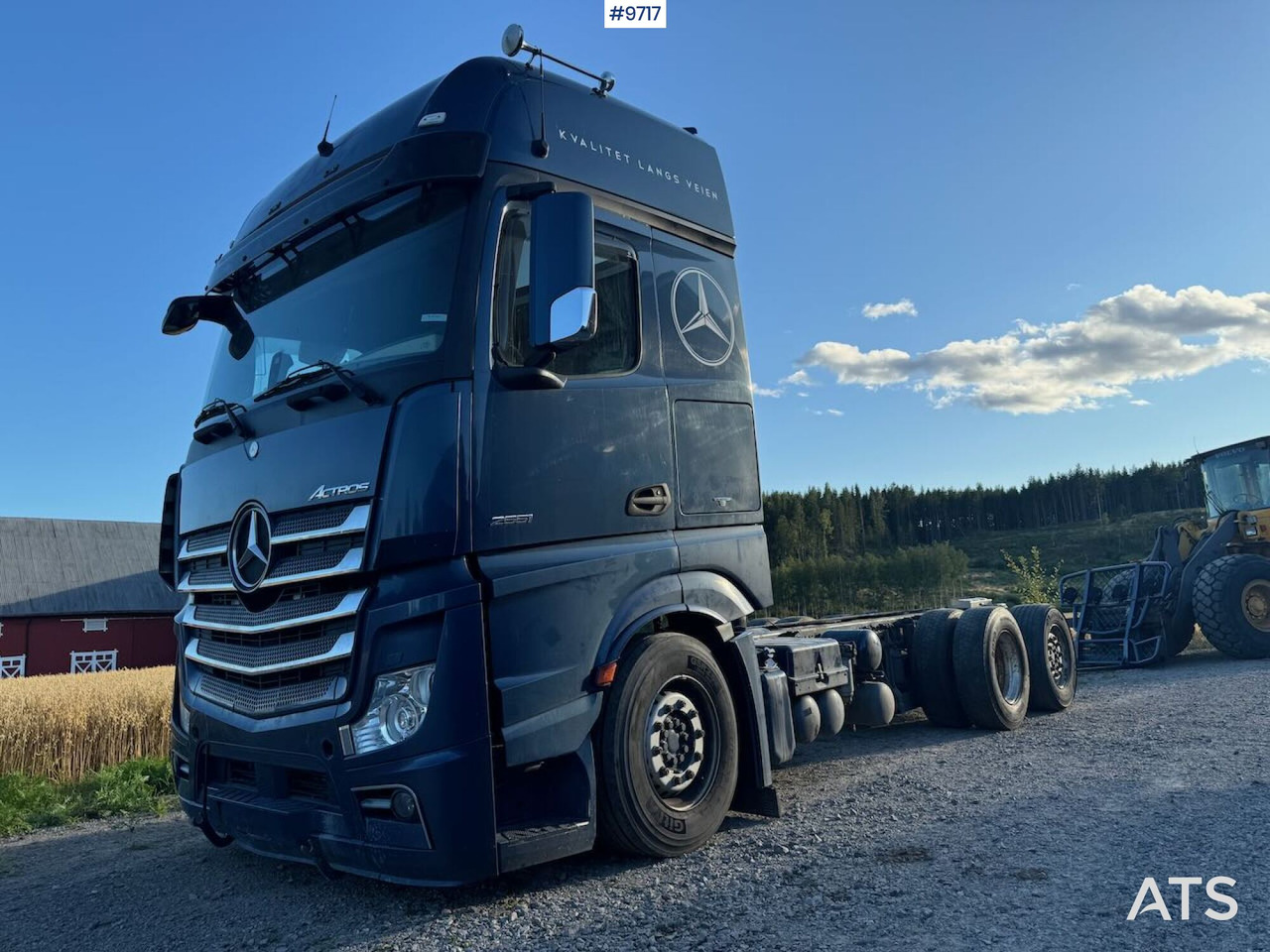 2014 Mercedes Actros 2551 Chassis. Rep object. - Грузовик-шасси: фото 1 2014 Mercedes Actros 2551 Chassis. Rep object. - Грузовик-шасси: фото 1