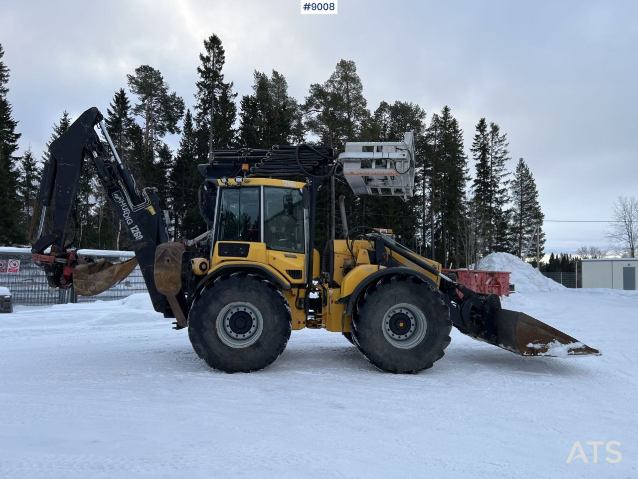 Backhoe loader HUDDIG 1260B Line equipped (VIDEO) - Экскаватор-погрузчик: фото 3 Backhoe loader HUDDIG 1260B Line equipped (VIDEO) - Экскаватор-погрузчик: фото 3