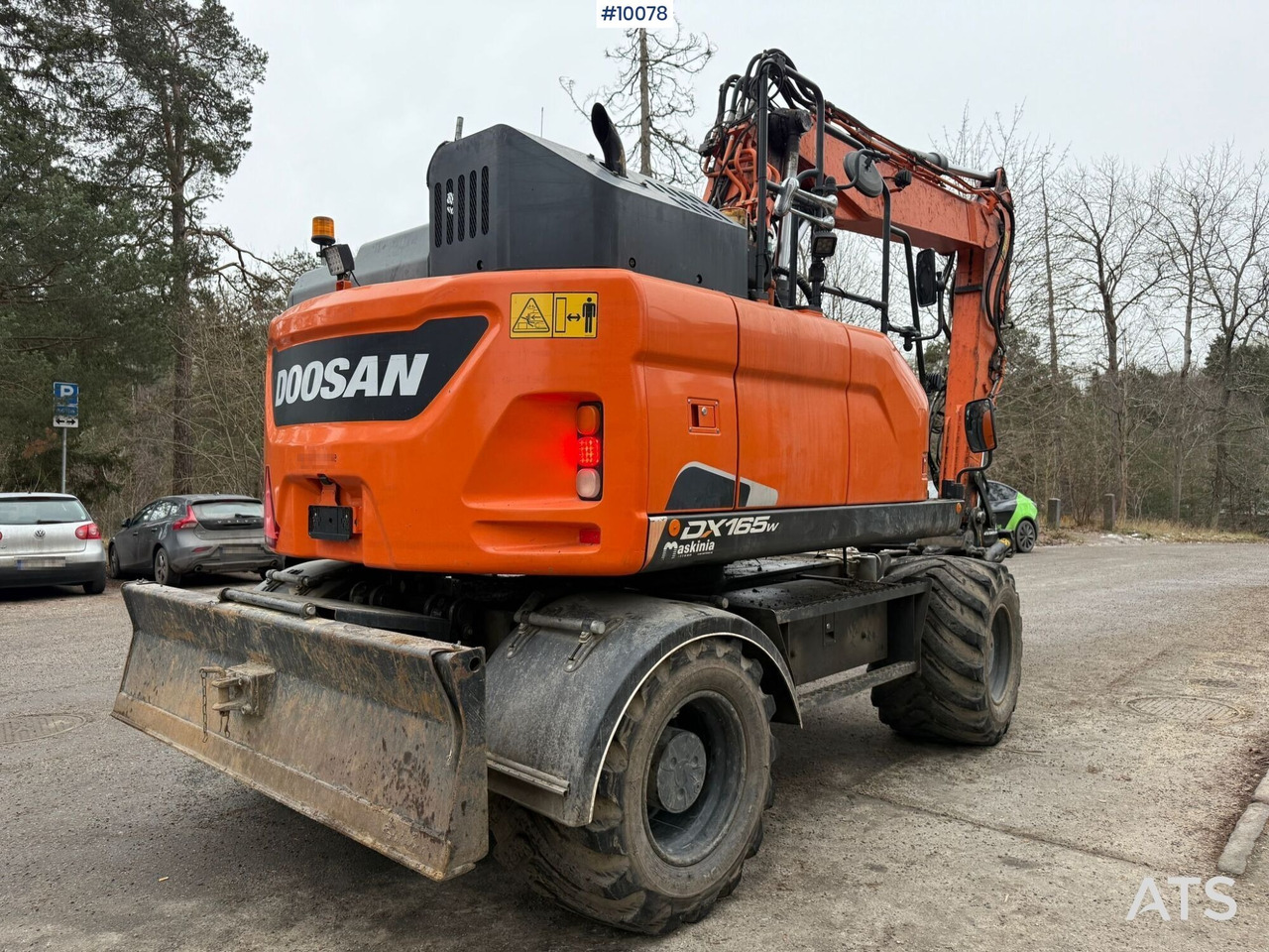 Doosan DX165W-5 Wheeled excavator (VIDEO) - Колёсный экскаватор: фото 5 Doosan DX165W-5 Wheeled excavator (VIDEO) - Колёсный экскаватор: фото 5