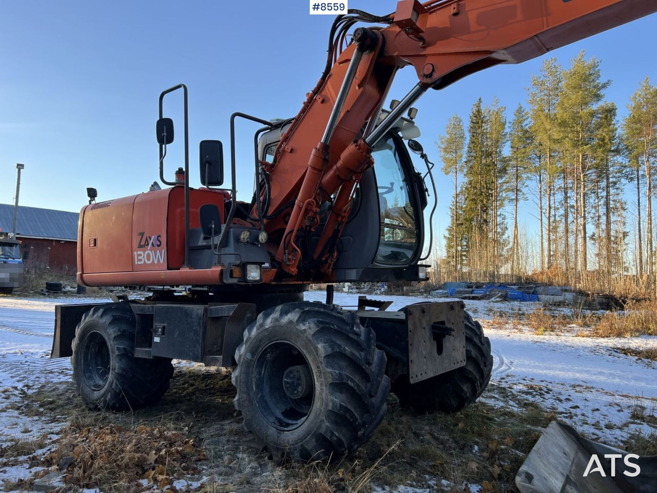 Hitachi ZX130W Wheeled excavator - Колёсный экскаватор: фото 4 Hitachi ZX130W Wheeled excavator - Колёсный экскаватор: фото 4