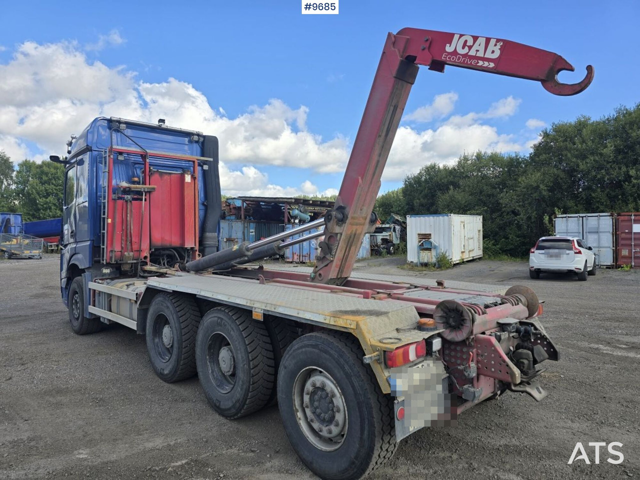 Hooklift Truck Mercedes Arocs 24 T 8x4 - Крюковой мультилифт: фото 3 Hooklift Truck Mercedes Arocs 24 T 8x4 - Крюковой мультилифт: фото 3