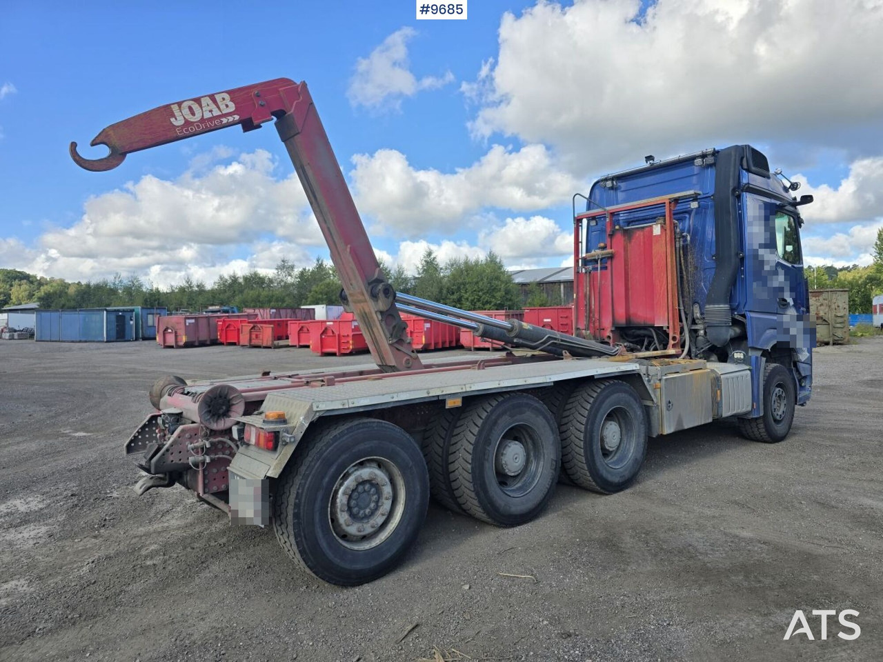 Hooklift Truck Mercedes Arocs 24 T 8x4 - Крюковой мультилифт: фото 4 Hooklift Truck Mercedes Arocs 24 T 8x4 - Крюковой мультилифт: фото 4